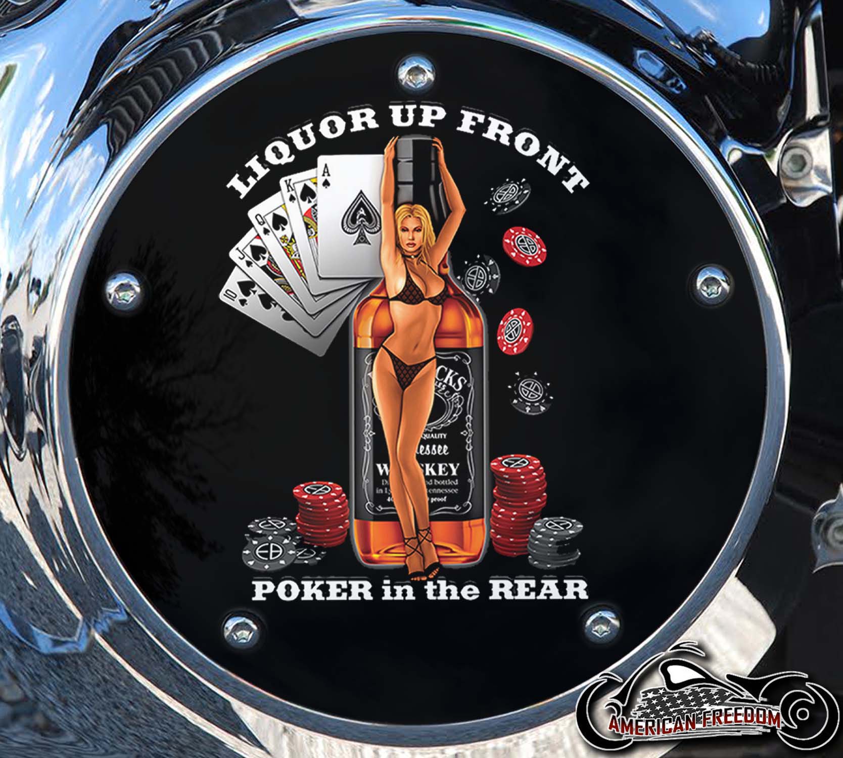 Custom Derby Cover - Liquor Poker